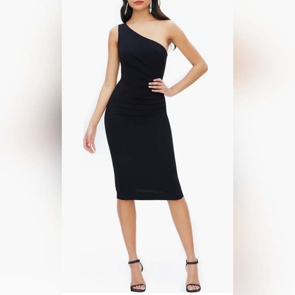 Dress the Population One Shoulder Dress - Picture 1 of 7